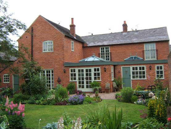 A house clad externally with Slimbricks  